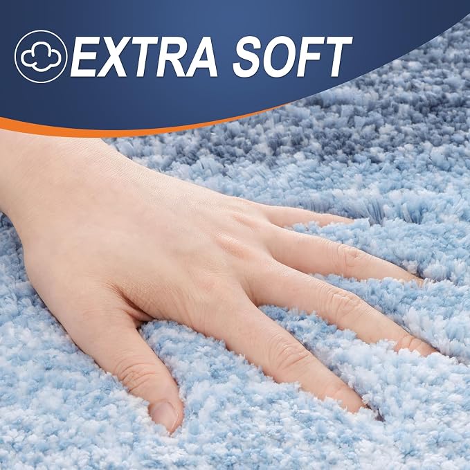 OLANLY Bathroom Rugs Mat 36x24, Extra Soft Absorbent Microfiber Bath Rugs - Image 2