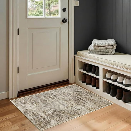 2x3 Rug for Entryway Hallway-No Slip Soft Carpets Modern Abstract Indoor Floor by Unknown