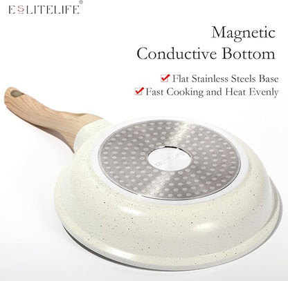 ESLITE LIFE Nonstick Ceramic Frying Pan Skillet - Image 7