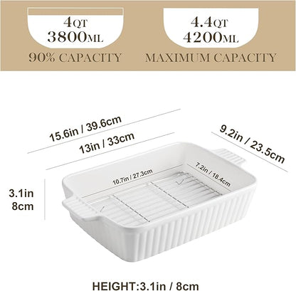 MALACASA 4.4 QT Baking Dish - Image 2