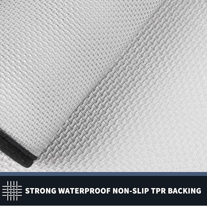 PURRUGS Dirt Trapping Door Mat 20" x 32", Non-Slip Machine Washable Entryway Rug - Image 4