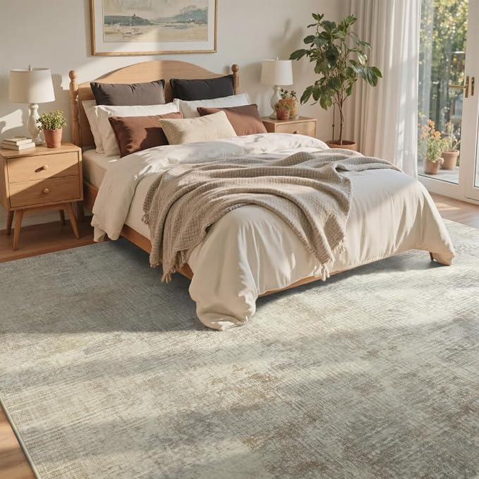 5x7 Ft Area Rugs for Living Room, Soft Non-Slip Washable Rugs Modern Abstract - Image 4