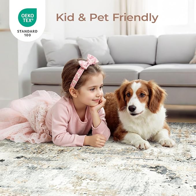 Washable 2x3 Rug for Kitchen Entryway, Indoor Non-Slip Small Throw Area Rugs - Image 6