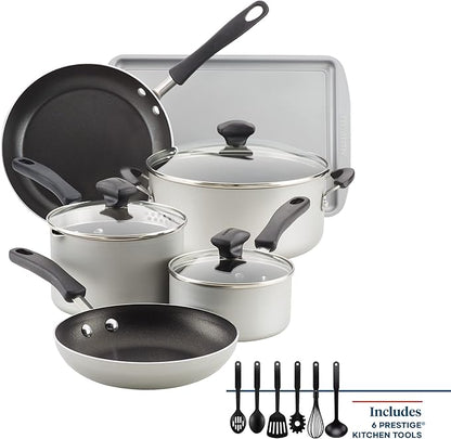 Farberware Cookstart DiamondMax Nonstick Cookware/Pots and Pans Set, Dishwasher - Image 3