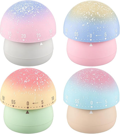 Amylove 4 Pieces Cute Kitchen Timer Animal Mechanical Manual 60 Minutes Loud by Amylove