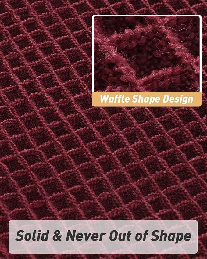 AMOAMI Upgraded Waffle Runner Rug Super Absorbent Non Slip Bath Mats - Image 4