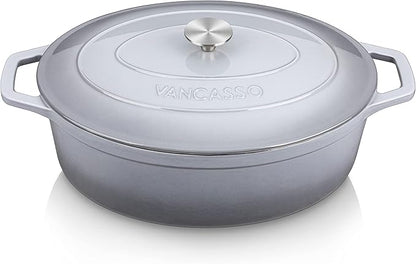 vancasso Enameled Cast Iron Dutch Oven, 9.3 Quart Dutch Oven Pot by vancasso