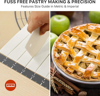 Silicone Pastry Mat, Oven Liner, Fondant/Pie Crust Mat - Image 7
