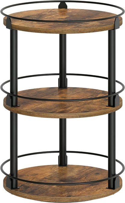 YATINEY 3-Tier Lazy Susan Organizer, Rotating Spice Rack, Spinning Organizer by Yatiney