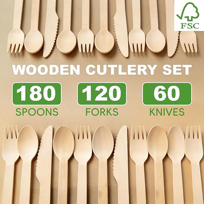 Compostable Wooden Utensils - Image 2