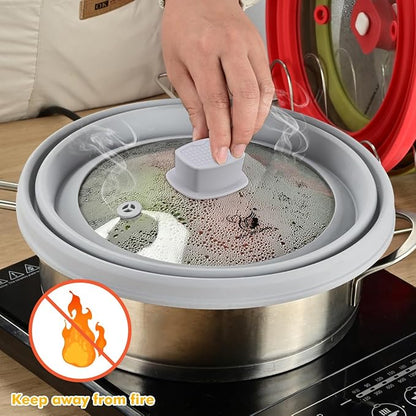 Tall Microwave Splatter Cover Glass Cover Guard Lid 6 inch Height - Image 7