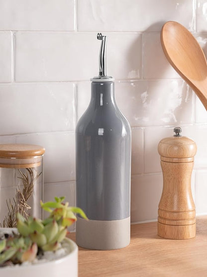 famiware Milkyway 16oz Ceramic Olive Oil Dispenser Bottle, 1 Piece Oil Dispenser - Image 6