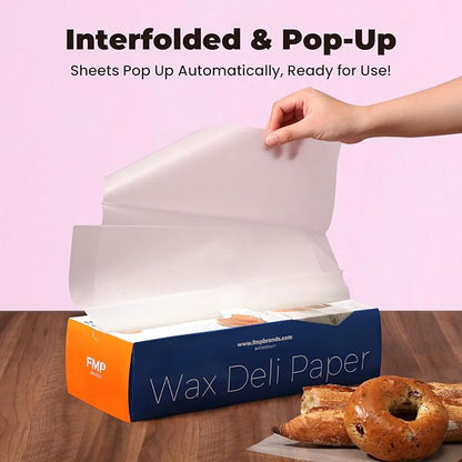 Fit Meal Prep 15 x 10.75" Wax Paper Sheets - Image 3