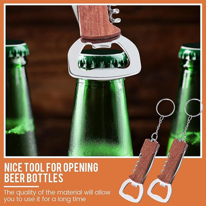 Ziliny 24 Pcs Bottle Opener Keychain Bulk Wine Bottle Beer Opener Keychain - Image 5