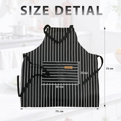 VALOME 2 Pack Kitchen Aprons, Apron - Image 2