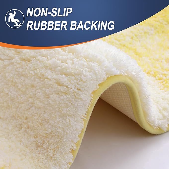 OLANLY Large Bathroom Rugs Mat 50x30, Extra Soft Absorbent Microfiber Bath Rugs - Image 5