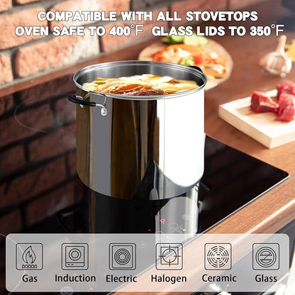 Cook N Home Stockpot Large pot Sauce Pot Induction Pot - Image 4
