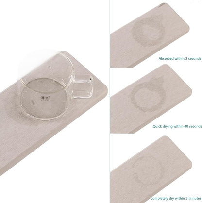 NiuYichee 2 Pcs Water Absorbing Stone Trays, Kitchen/Bathroom Sink Soap Dish - Image 7