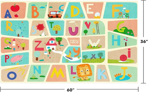 3x5 Alphabet Rug for Kids - Image 2