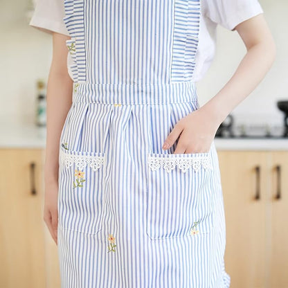 Funny Aprons for Women with Pockets, Kitchen Cooking Grilling Bbq Cute Chef - Image 8