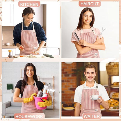 Janmercy 24 Pcs Aprons for Women Men - Image 7