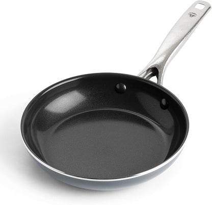 Blue Diamond 8" Nonstick Frying Pan Skillet, Ceramic Diamond Infused PFAS-Free by BlueDiamondCookware