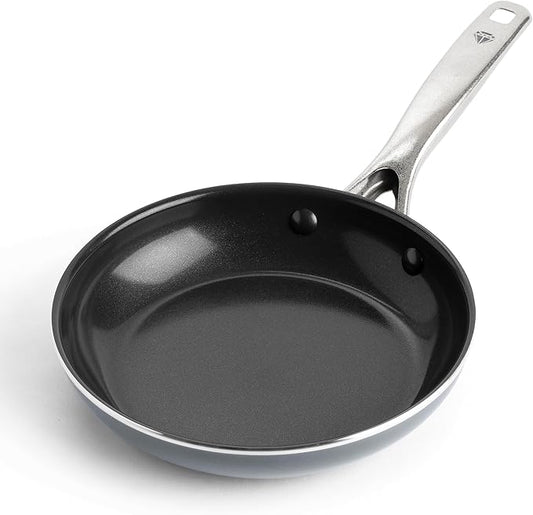 Blue Diamond 8" Nonstick Frying Pan Skillet, Ceramic Diamond Infused PFAS-Free by BlueDiamondCookware