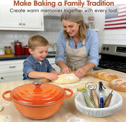 5QT Enameled Cast Iron Dutch Oven - Image 8