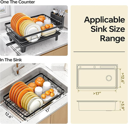 TOOLF Dish Drying Rack, Small Dish Racks - Image 8