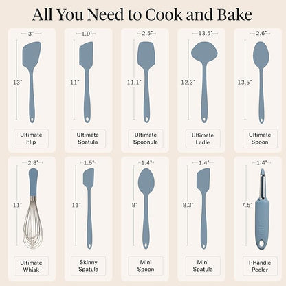 GIR: Get It Right 10-Piece Spatula Set & Silicone Utensils - Image 4