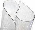 Clear Carpet Runner, USA Made, 40 x 40 Inch, 2mm Thick Cleated Vinyl, Flooring by ExactMade