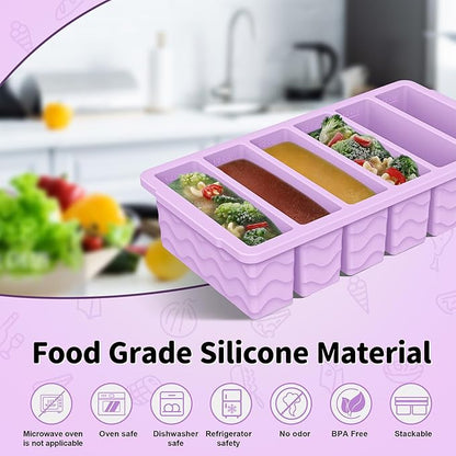 2-Pack Silicone Freezer Trays - Image 2