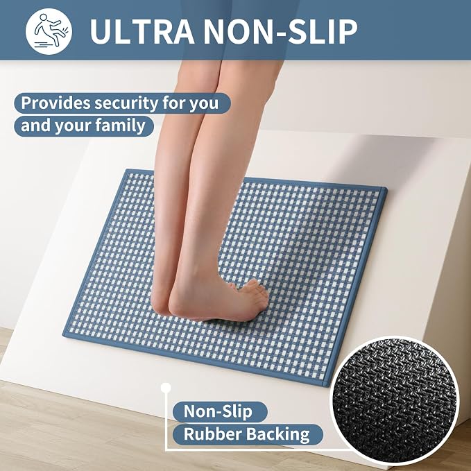 YDKGL Kitchen Mat Kitchen Rugs Sets of 2 PCS Non Slip Washable, Super Absorbent - Image 4