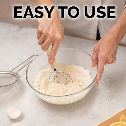 Zulay Kitchen 13-Inch Danish Dough Whisk - Image 5