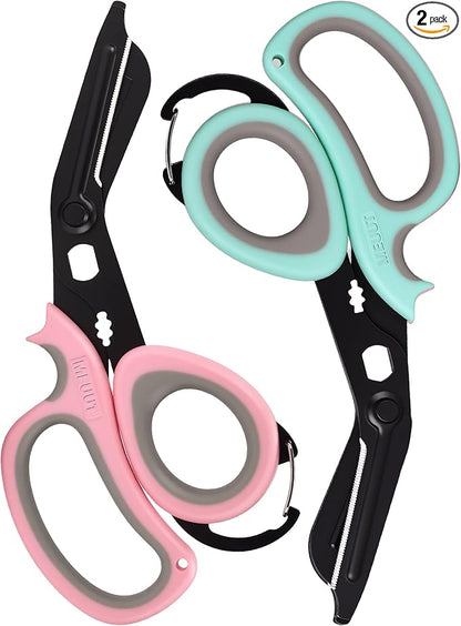 MEUUT 2 PCS All Purpose Scissor –7.5in Multi-Purpose Utility Scissors by MEUUT