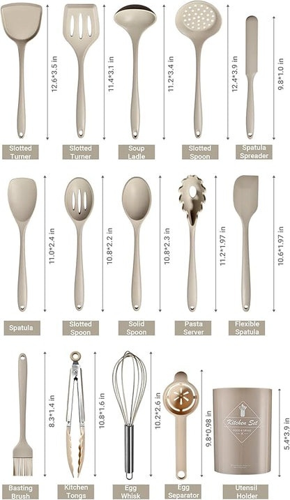 Silicone Kitchen Utensils Set - Image 3