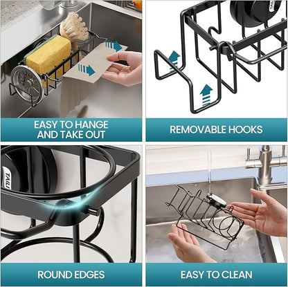 TAILI 4-in-1 Sponge Holder for Kitchen Sink - Image 5