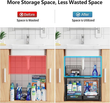 iSPECLE Extendable Under Sink Organizer - Image 2
