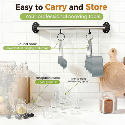 16PCS Measuring Cups and Spoons Set, Measuring Spoon Set - Image 7