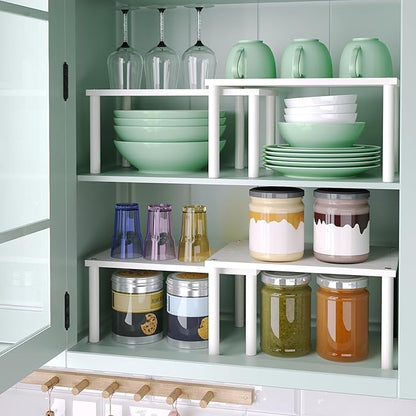 VERTORGAN Cabinet Organizer Shelf, Kitchen Counter Shelves, Bamboo Spice Rack - Image 2