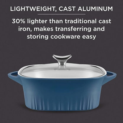 CorningWare QuickHeat 3.2-QT Cast Aluminum Roaster - Image 4