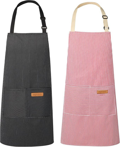 VALOME 2 Pack Kitchen Aprons, Apron by VALOME