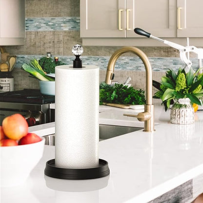 KASUNTO Paper Towel Holder, Steel Paper Towel Holder Countertop - Image 6