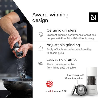 LARS NYSØM Salt and Pepper Grinder Set I Salt and Pepper Mills - Image 2