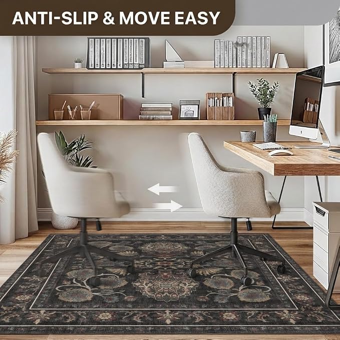36"x48" Office Chair Mat for Hardwood Tile Floor, Under Desk Carpet Protector - Image 4