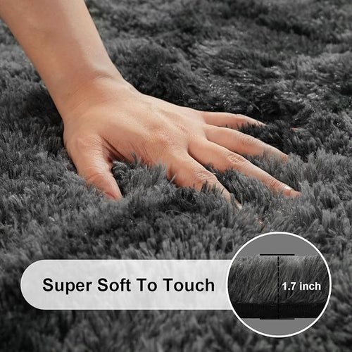 2x3 Rugs for Bedroom, Fluffy Area Rugs for Living Room, Small Fuzzy Shag Soft - Image 2