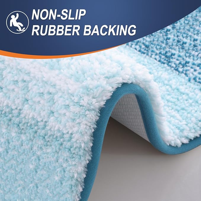 OLANLY Bathroom Rug Mat 36x24, Extra Soft and Absorbent Microfiber Bath Rugs - Image 4