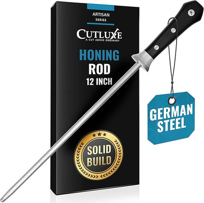 Cutluxe Honing Rod, Sharpening Steel by Cutluxe