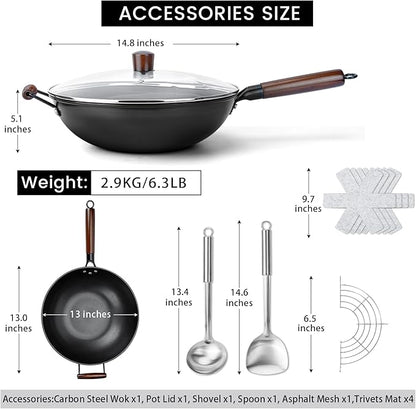 Carbon Steel Wok - Image 2