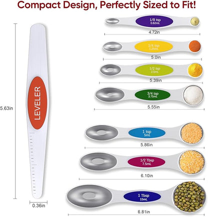 Magnetic Measuring Spoons Set - Image 3